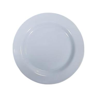 Imagem de Pratos De Plástico Melamina Raso Ou Fundo 25cm Refeição Visitas Parentes Família Amigos (1, Raso)