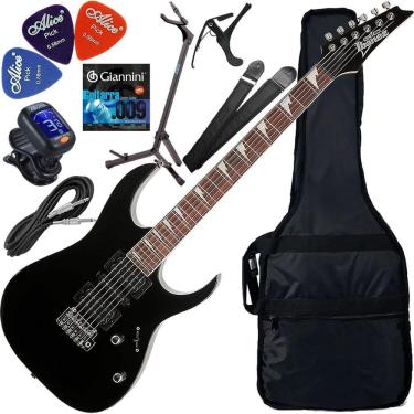Imagem de Kit Guitarra Ibanez Gio Grg-170Dx Hsh Black Night Bkn Gx02