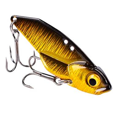 Imagem de ZZTWER 1 Isca de pesca artificial 5 g 7 g 10 g 15 g iscas de colher de metal de carpa lúcio com ganchos agudos isca de pesca artística para baixo