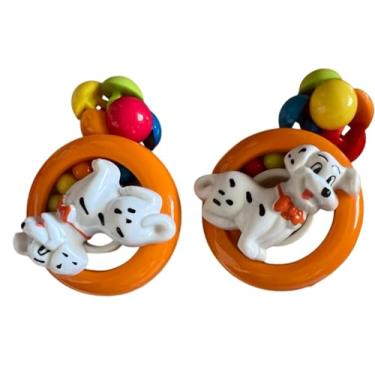 Imagem de Maria Chiquinha Xuxa de Cabelo Cachorrinho Fofo com Bolinhas Coloridas Laranja