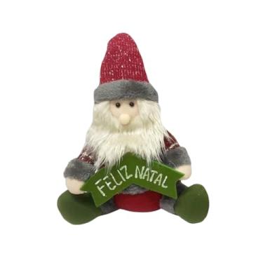 Imagem de Boneco Enfeite de Natal Sentado 30cm - Papai Noel ou Boneco de Neve (Papai Noel)