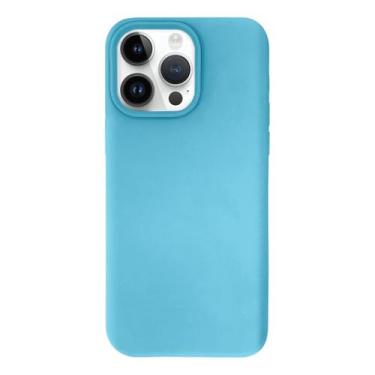 Imagem de Capinha Silicone Aveludado Compatível com iPhone 14 Pro Max - GCM, Azu