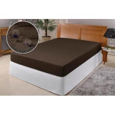 Imagem de Protetor Para Colchão Queen Size Impermeável Micromatelado Antiácaro -