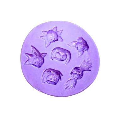 Imagem de F1429 molde de silicone sonic confeitaria biscuit - confeitaria dos mo