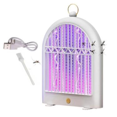 Imagem de Luminaria Repelente Armadilha Pega Mosquito Mosca Inseto Pernilongo Us