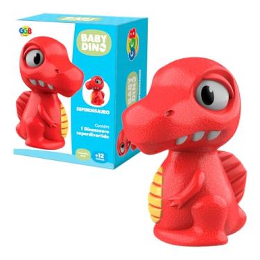 Imagem de GGB Plast Boneco Baby Dino Espinossauro Vermelho