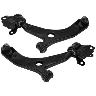 Imagem de DRIVESTAR Rk621271 Rk621270 Braço de Controle Inferior Dianteiro Esquerdo, para Mazda 3 2010 2011 2012 2013 Somente para 2.0L 2.5L, Suspensão Dianteira Nova de Qualidade Original(Rk621270+Rk621271)