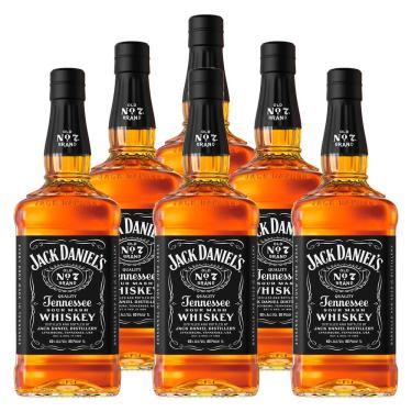 Imagem de Whisky Jack Daniel`s Tennessee Whiskey 1l 6 Unidades