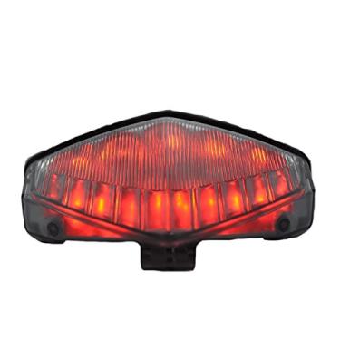 Imagem de Topzone Lightings Luzes traseiras de LED de motocicleta com luz traseira de freio com indicadores de luz de seta integrados para Honda 08-13 CB1000R 2012 CBR600F