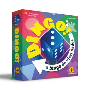 Imagem de Jogo de Dados Festivo Bingo de Virar Dados Dingo! PaperGames