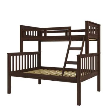 Imagem de Beliche com Cama de Casal Madeira Maciça Saraiva, Castanho