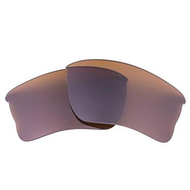 Imagem de Lentes de reposição polarizadas compatíveis com óculos de sol Oakley Quarter Jacket - fabricadas nos EUA (marrom polarizado)