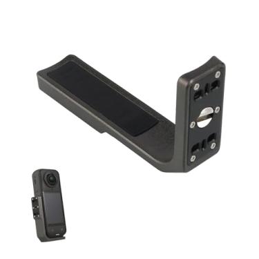 Imagem de SZZCNOX Suporte L para câmera Insta360 X5/X4/X3 acessórios de câmera de ação, tripé de comutação horizontal vertical placa de liberação rápida com parafuso de 1/10.2 cm para câmeras Insta360 X5/X4/X3