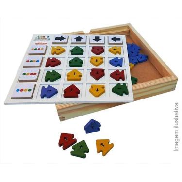 Imagem de COR E SENTIDO -  Brinquedo Educativo  Pedagógico - CARIMBRAS