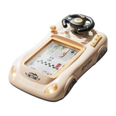 Imagem de MotiveTech Brinquedo de Aventura de Carro com Volante, Controle de Direção Simulado, Simulador de Direção para Maiores de 3 Anos, Presente de Aniversário