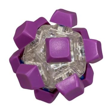Imagem de Luwecf Mini Clicker de Teclado, Ferramenta Sensorial para Engajamento No Trabalho E Aprendizado, Roxo Profundo