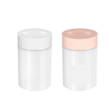 Imagem de Umidificador Grande 3 Litros Saída Dupla Luzes LED's Coloridas Silencioso e Neblinas Controláveis(Cor aleatória（1600ML))