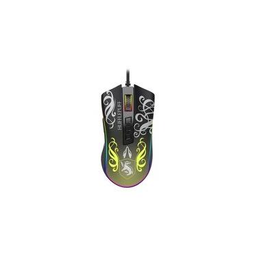 Imagem de Mouse Gamer Redragon Harry Potter Lufa-Lufa, RGB, 12400 DPI, Sensor Pixart PMW3327, USB, Preto e Amarelo - HP-711H