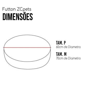 Imagem de Futton Redondo Zc Pet Simba - Rei Leão