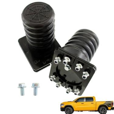 Imagem de HLUCHY SSR-307-47 2 peças de substituição do kit de mola auxiliar de ar de suspensão traseira para Dodge Ram 1500 2WD 4WD 2009-2023 | Kit de suspensão de mola de folha traseira | Paradas de colisão
