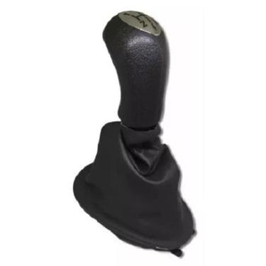 Imagem de Coifa Preta Bola Câmbio Manopla Sandero