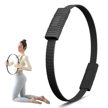 Imagem de Zmarthumb Anel de Pilates, 34,3 cm Círculo Mágico de Pilates Fitness com Aderência Dupla, Equipamento de Exercício de Resistência Flexível Leve e Durável para Tonificar Braços, Coxas, Pernas e Núcleo