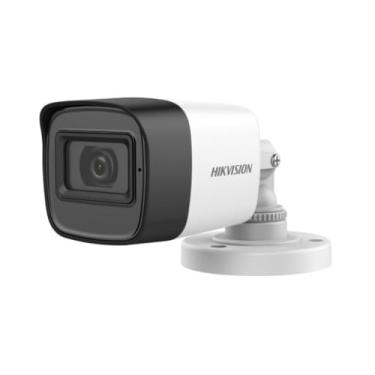 Imagem de Câmera de Segurança Mini Bullet 2 MP com Áudio Hikvision DS-2CE16D0T-ITPFS