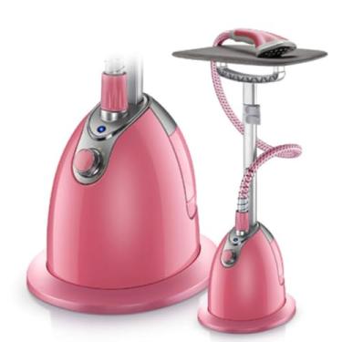 Imagem de 220V, Máquina de Engomar Ajustável de Níveis Múltiplos 2 em 1 Ferro a Vapor Compacto 1800W com Tábua de Engomar e Tanque de Água de 1,4L, para Casa, Escritório e Lojas