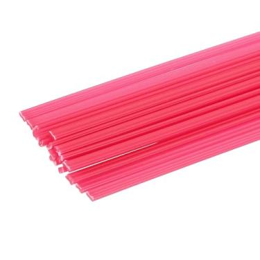 Imagem de HARFINGTON 2 conjuntos (10 peças) hastes de solda de plástico 20 cm tiras de solda PP hastes de soldagem para para-choques de carro, caiaque, reparo diário, para-choques de plástico, vermelho