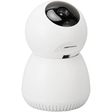 Imagem de C�mera de Seguran�a Wi-Fi 360�, Vis�o Noturna, �udio Bidirecional, Monitoramento por App, Suporte Mesa/Parede