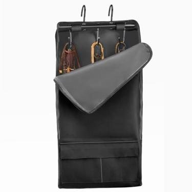 Imagem de HDYEGY Bolsa de freio de cavalo, bolsa resistente Oxford Halter 1600D com suporte de 3 garras, bolsa de transporte para cavalos, bolsa de arreio de cavalo para pendurar rédeas de freio e cabeças