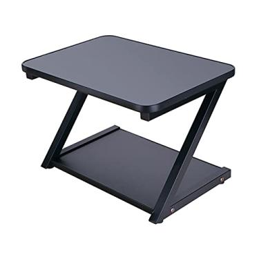 Imagem de Suporte de impressão, suporte de impressora, multifunções de mesa, copiadora, scanner, prateleira, para organizador de mesa, prateleira de armazenamento, bandeja de camada dupla, mesa de impressora