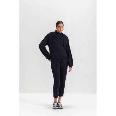 Imagem de Jaqueta Moletom Feminino Essendi  Preto