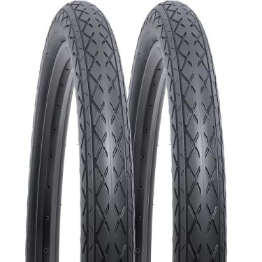 Imagem de YUNSCM 2 peças de pneus de bicicleta de 66 cm 26 x 2,50/60-559 compatíveis com pneus de bicicleta de 26 x 2,5 x 2,50 26 x 2,50 26 x 2,5 (Y-1406)