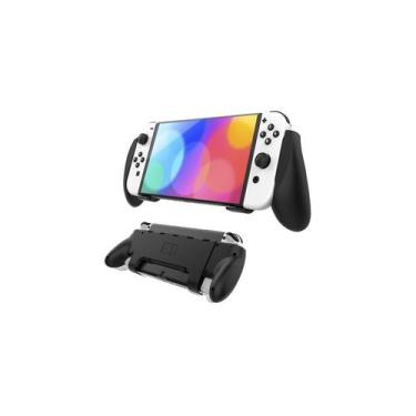 Imagem de Suporte Grip Case para Nintendo Switch OLED - preto - Lightbek Officia