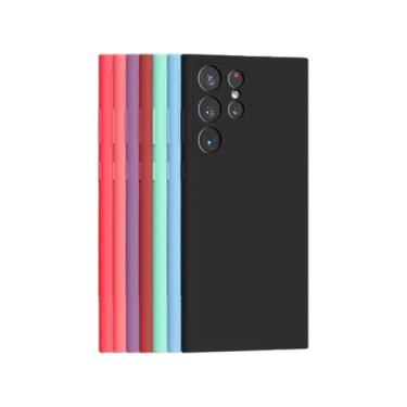 Imagem de Capa Proteção de Câmera Lisa para Galaxy S23 Ultra - GCM, Preto