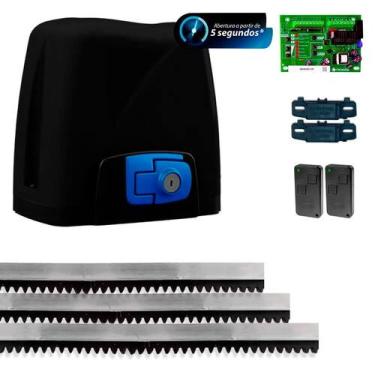 Imagem de Kit Motor de Portão Eletrônico Rossi DZ Atto Vip Rápido, 220V