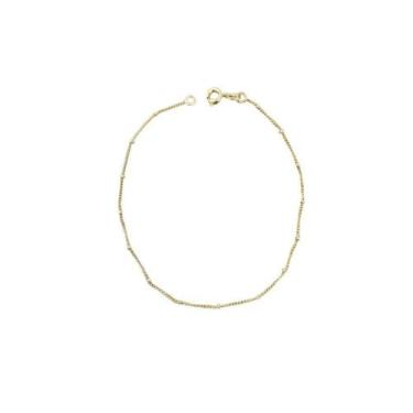 Imagem de Tornozeleira Elos Pequenos Com Bolinhas - Lamour