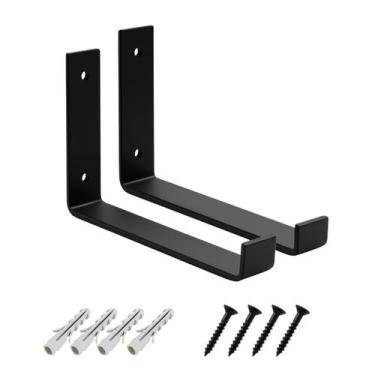 Imagem de Suporte Mão Francesa Invertida 20cm 2 Peça Estilo Industrial - Bella D