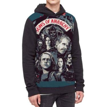 Imagem de Moletom Com Capuz Sons Of Anarchy Filhos Da Anarquia Ref:183 - smoke, 