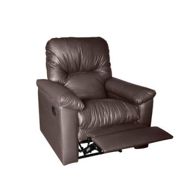 Imagem de Poltrona do Papai Luxo Premium Reclinavel Audi Matrix, SINTETICO MARRO