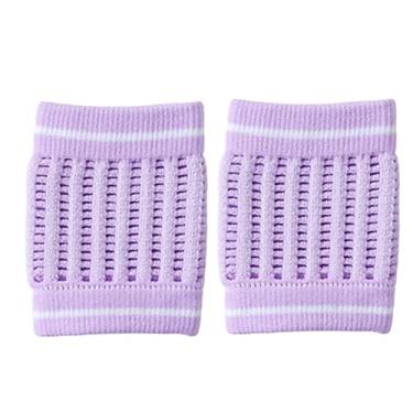 Imagem de 2 pulseiras esportivas femininas, absorventes de suor, adequadas para corrida, tênis, basquete, fitness e exercício, roxo LCC754-05