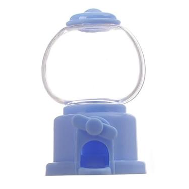 Imagem de Mini máquina de chiclete de plástico, dispensador de doces, apanhador de doces, lembrancinha de festa, máquina de venda automática para doces e guloseimas