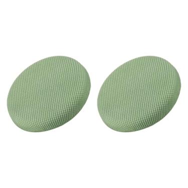 Imagem de 2 capas de banco de bar redondas atualizadas, capas redondas de diâmetro de 30 a 35 cm, almofadas redondas de assento de cadeira para cadeiras, capas de banco matcha