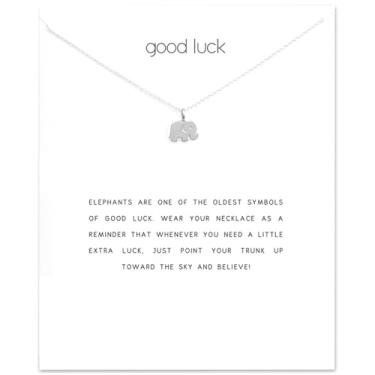 Imagem de Colar com mensagem e relâmpago, pingente de círculo de pérola em ferradura da sorte para mulheres, cartão de presente, Small, Metal, Sem Pedra Preciosa