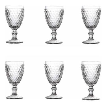 Imagem de Conjunto De 06 Copos De Vidro Bico De Abacaxi