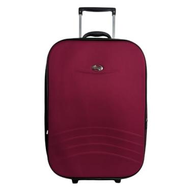 Imagem de Mala de viagem 23kg expansiva Forrada e Resistente (Vinho)