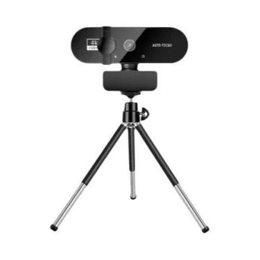 Imagem de Webcam Mini 4K 1080P Full HD 2K Com Microfone, Câmera USB Com Foco Aut