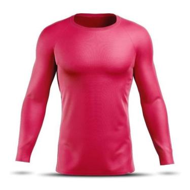 Imagem de Camisa Corrida Camiseta Segunda Pele Masculina Térmica Rashguard Acade