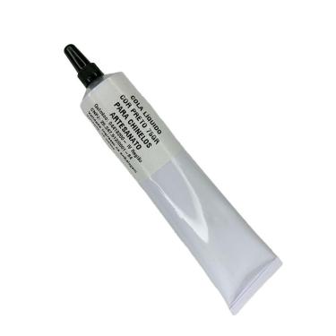 Imagem de Cola Líquido Cor Preto 75Gr Para Chinelos Artesanato